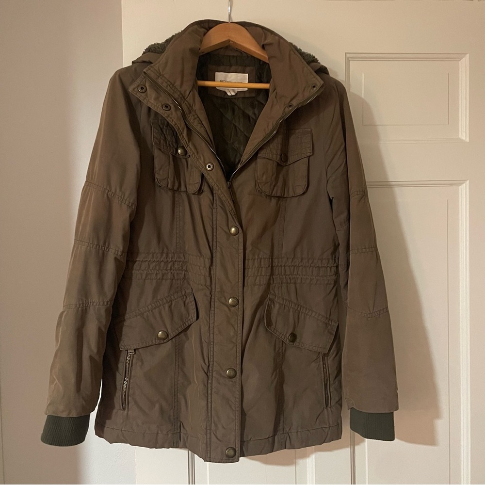 BCBGeneration Olive Utility Jacket